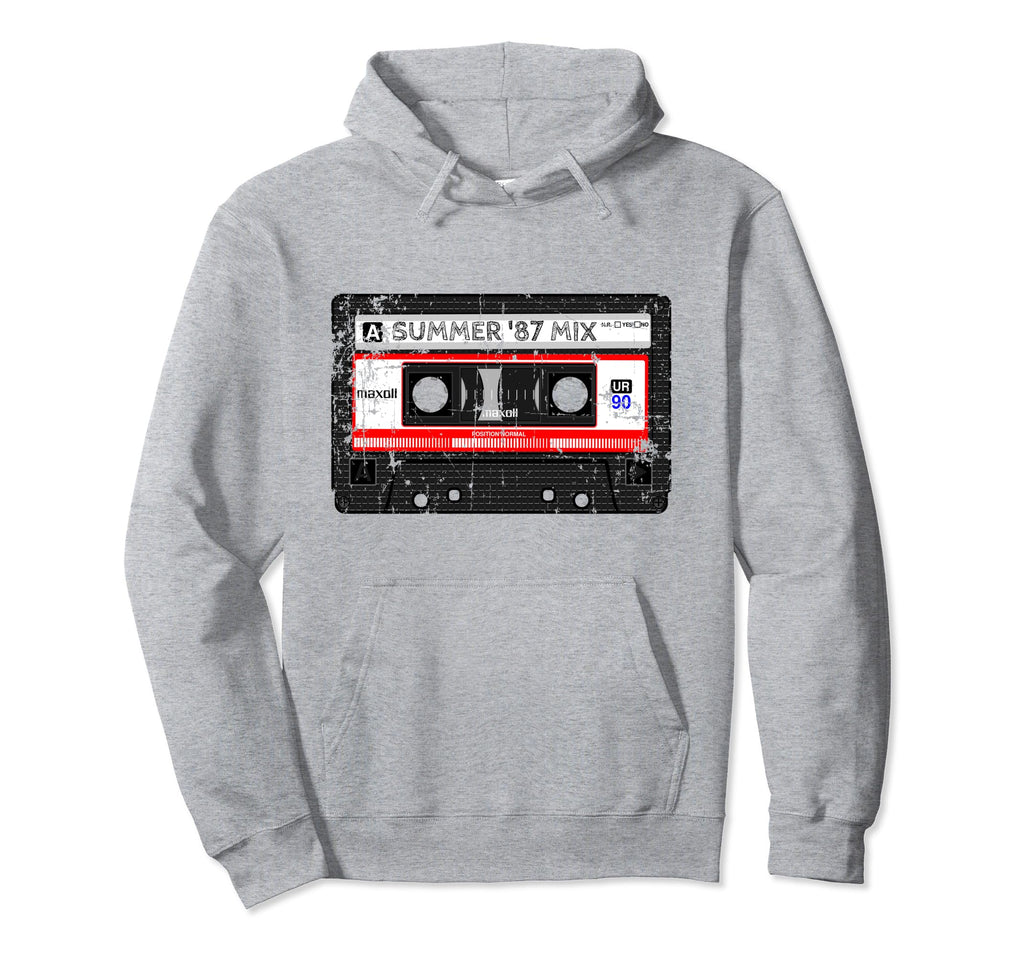 Hip Hop Cassette Dj Mixtape Hoodie - Fun Novelty Design Men Women - T-Shirt, Sweatshirt, Hoodie