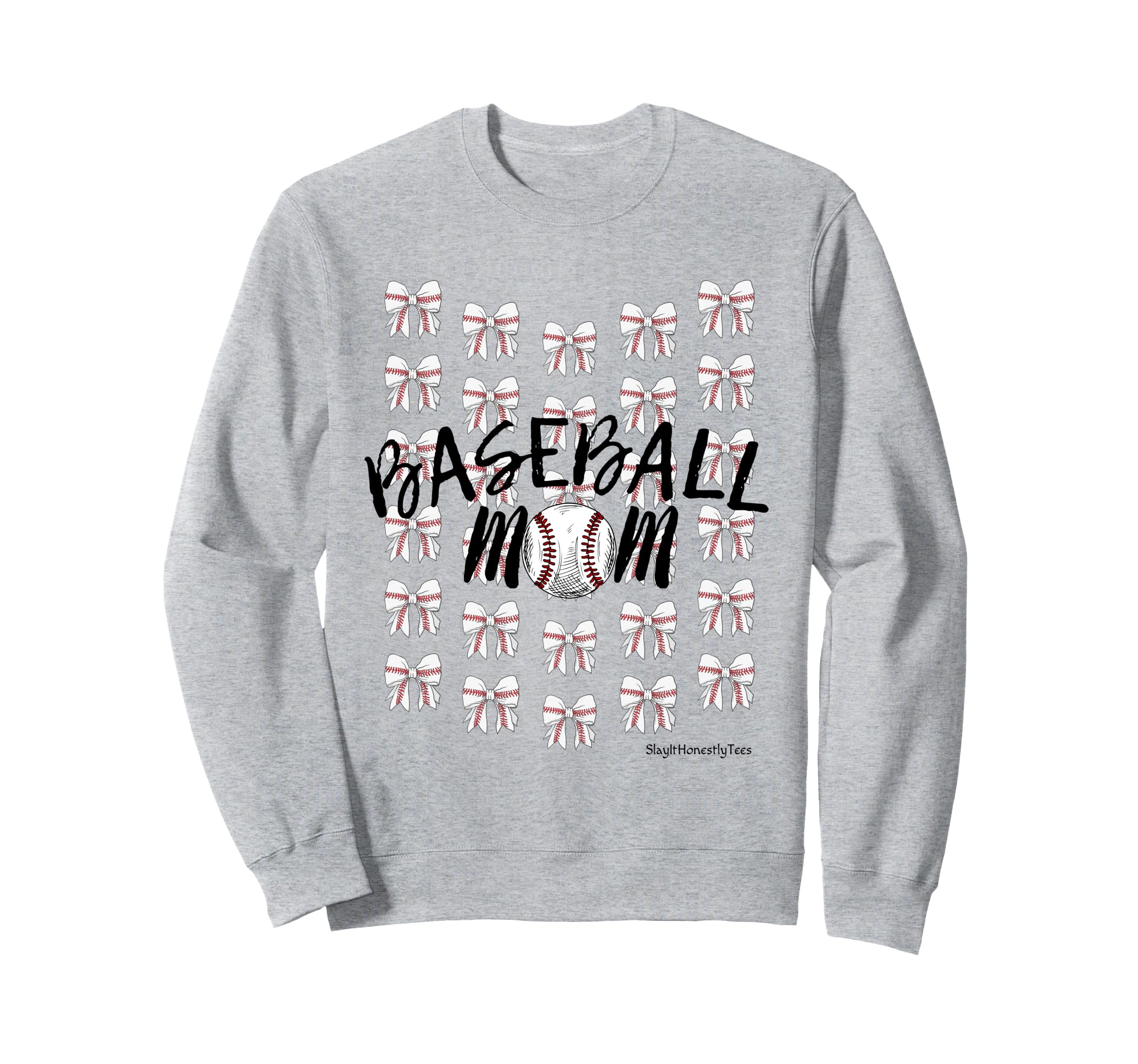 Coquette Baseball Bow Baseball Sweatshirt - Custom Art Print Men Women - T-Shirt, Sweatshirt, Hoodie