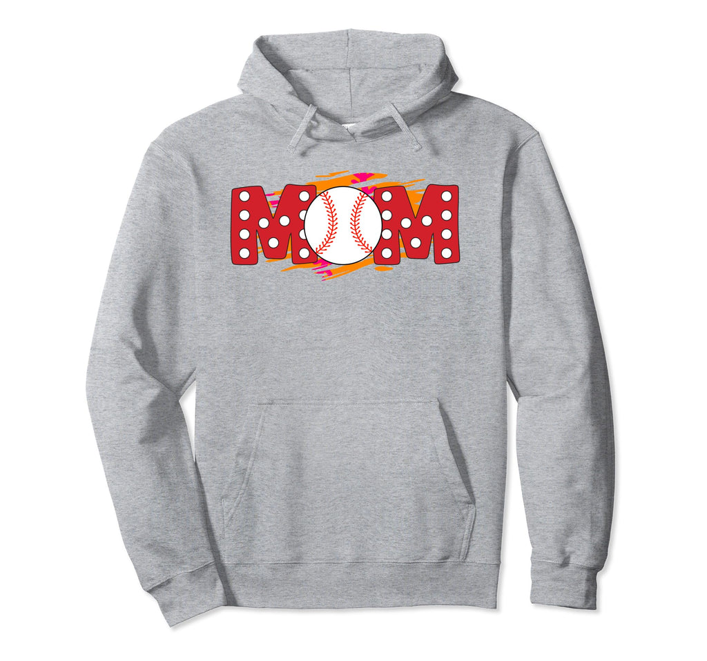 Baseball Vibes Is Baseball Mom Is Proud Hoodie - Trendy Graphic for Adults - T-Shirt, Sweatshirt, Hoodie