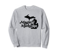 Magical Michigan Minimalist Distressed Sweatshirt - Unique Graphic Unisex - T-Shirt, Sweatshirt, Hoodie