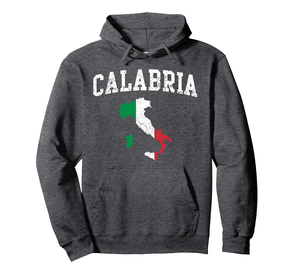 Calabria Italy Flag Map Italia Italian Hoodie - Fun Novelty Design Unisex - T-Shirt, Sweatshirt, Hoodie