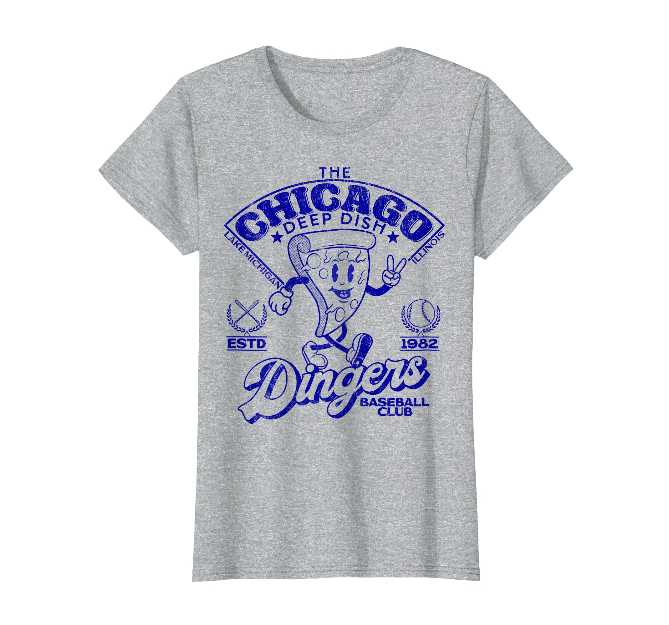 Chicago Deep Dish Dingers Minor League T-Shirt - Aesthetic Graphic Unisex - T-Shirt, Sweatshirt, Hoodie