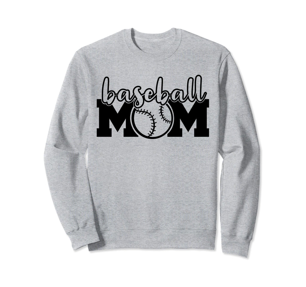 Baseball Mom Life Baller Parent Sweatshirt - Aesthetic Graphic Unisex - T-Shirt, Sweatshirt, Hoodie