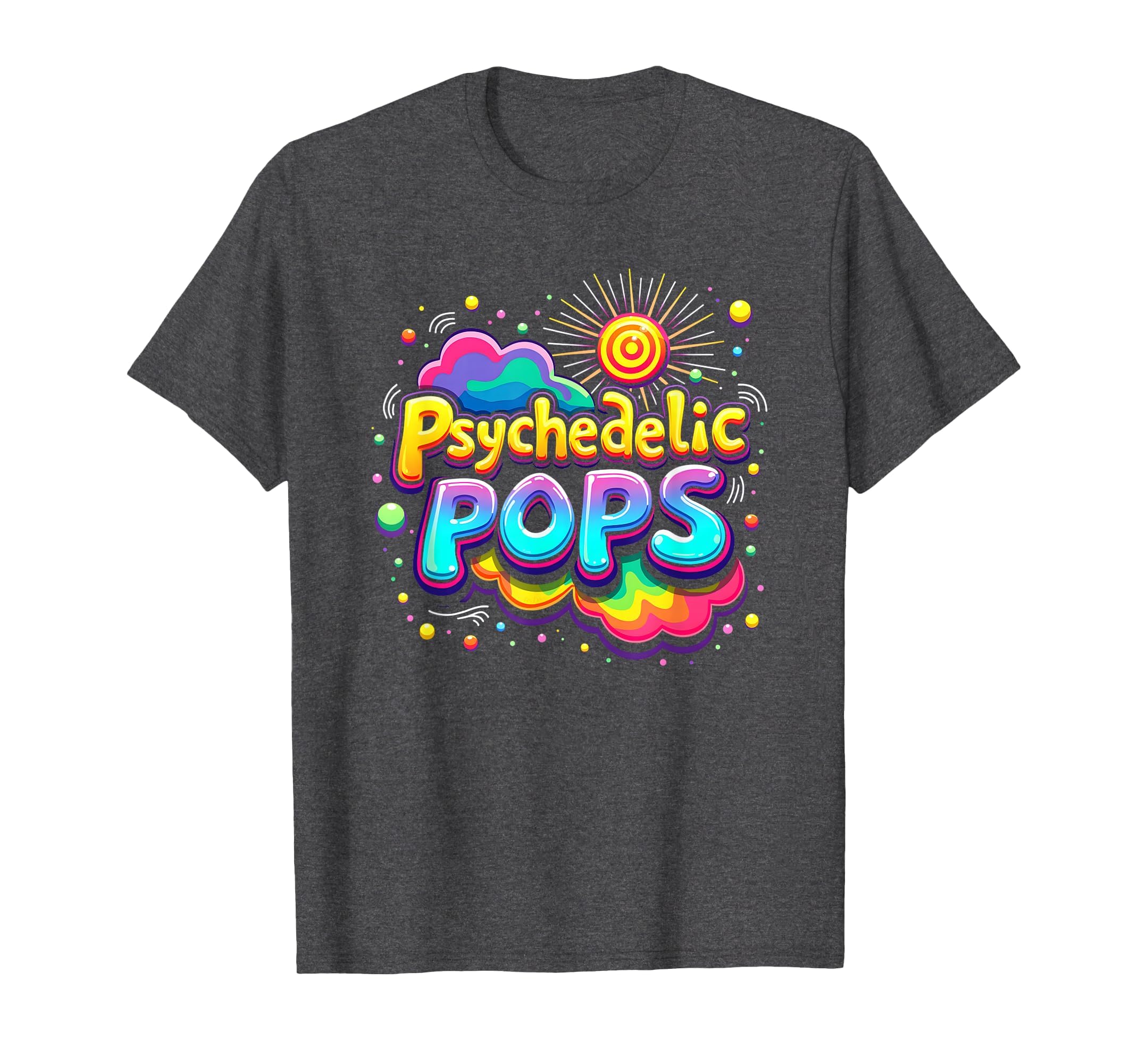 Groovy Dad Psychedelic Pops 60S Hippie T-Shirt - Custom Art Print Unisex - T-Shirt, Sweatshirt, Hoodie