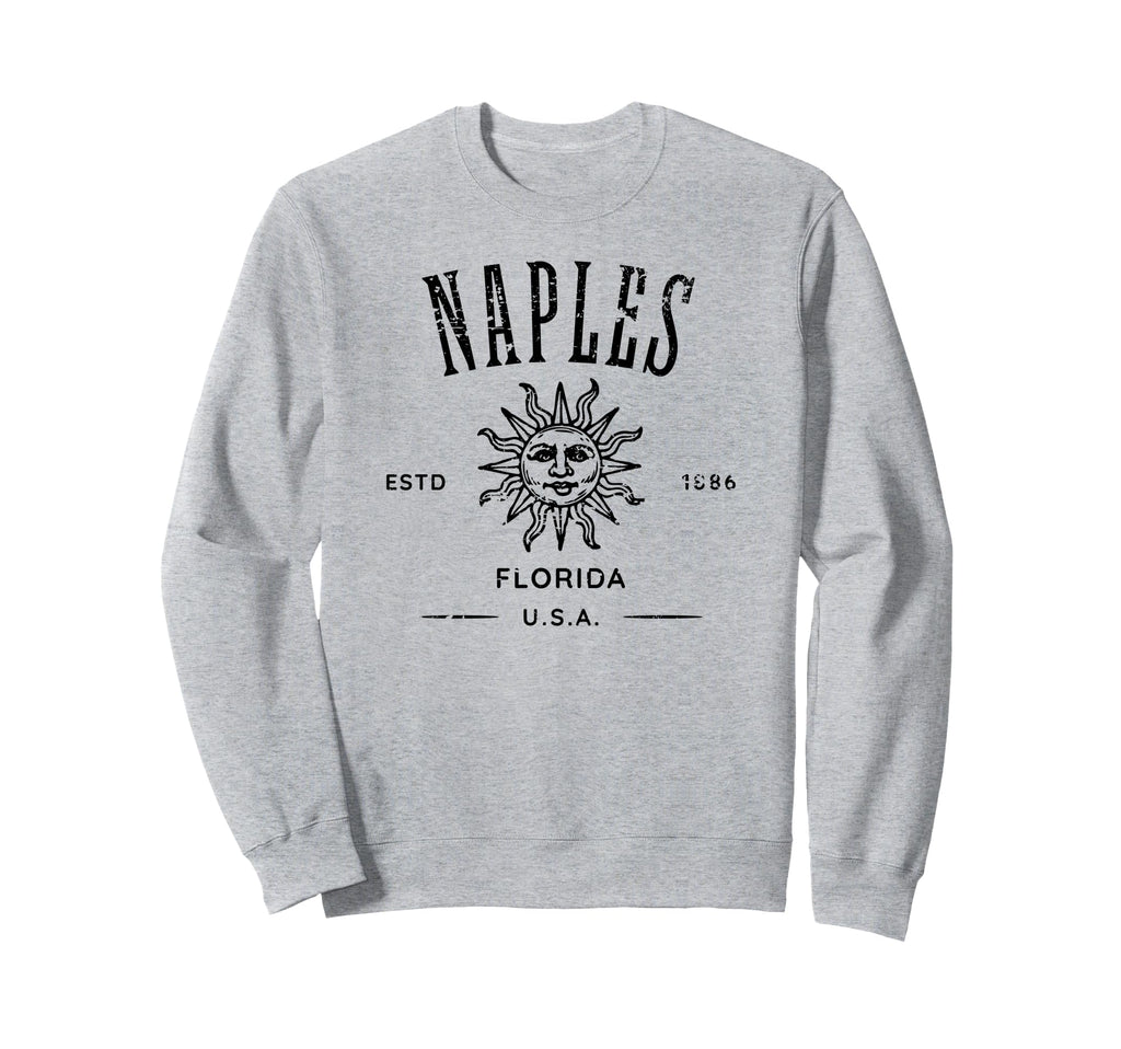 Naples Florida Distressed Sweatshirt - Casual Everyday Wear Men Women - T-Shirt, Sweatshirt, Hoodie