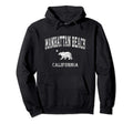 Manhattan Beach California Distressed Hoodie - Graphic Print Men Women - T-Shirt, Sweatshirt, Hoodie