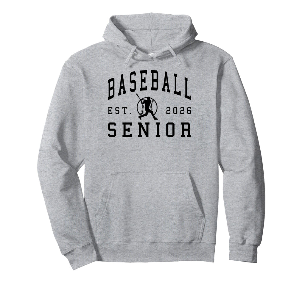 Baseball Senior Night Baseball Hoodie - Casual Everyday Wear Men Women - T-Shirt, Sweatshirt, Hoodie