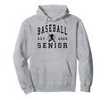 Baseball Senior Night Baseball Hoodie - Casual Everyday Wear Men Women - T-Shirt, Sweatshirt, Hoodie