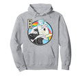 Surfing Milk Carton Kanagawa Wave Hoodie - Minimalist Print Men Women - T-Shirt, Sweatshirt, Hoodie