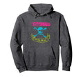 Goonies Neon Never Say Die Spray Hoodie - Casual Everyday Wear Men Women - T-Shirt, Sweatshirt, Hoodie