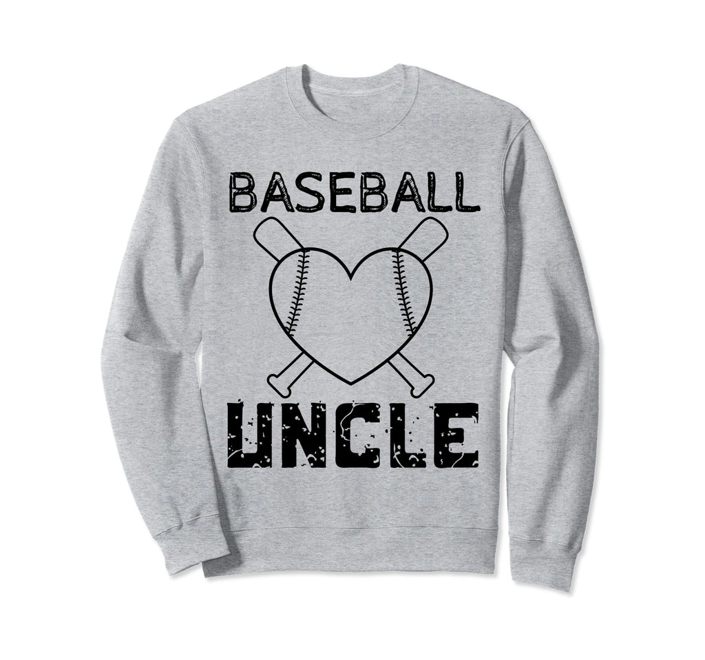 Baseball Uncle Family Sweatshirt - Casual Everyday Wear for Adults - T-Shirt, Sweatshirt, Hoodie