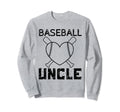 Baseball Uncle Family Sweatshirt - Casual Everyday Wear for Adults - T-Shirt, Sweatshirt, Hoodie