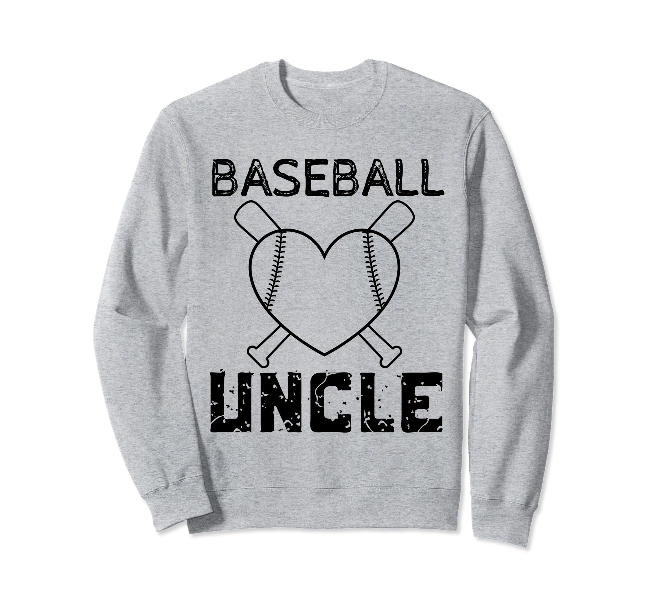 Baseball Uncle Family Sweatshirt - Casual Everyday Wear for Adults - T-Shirt, Sweatshirt, Hoodie