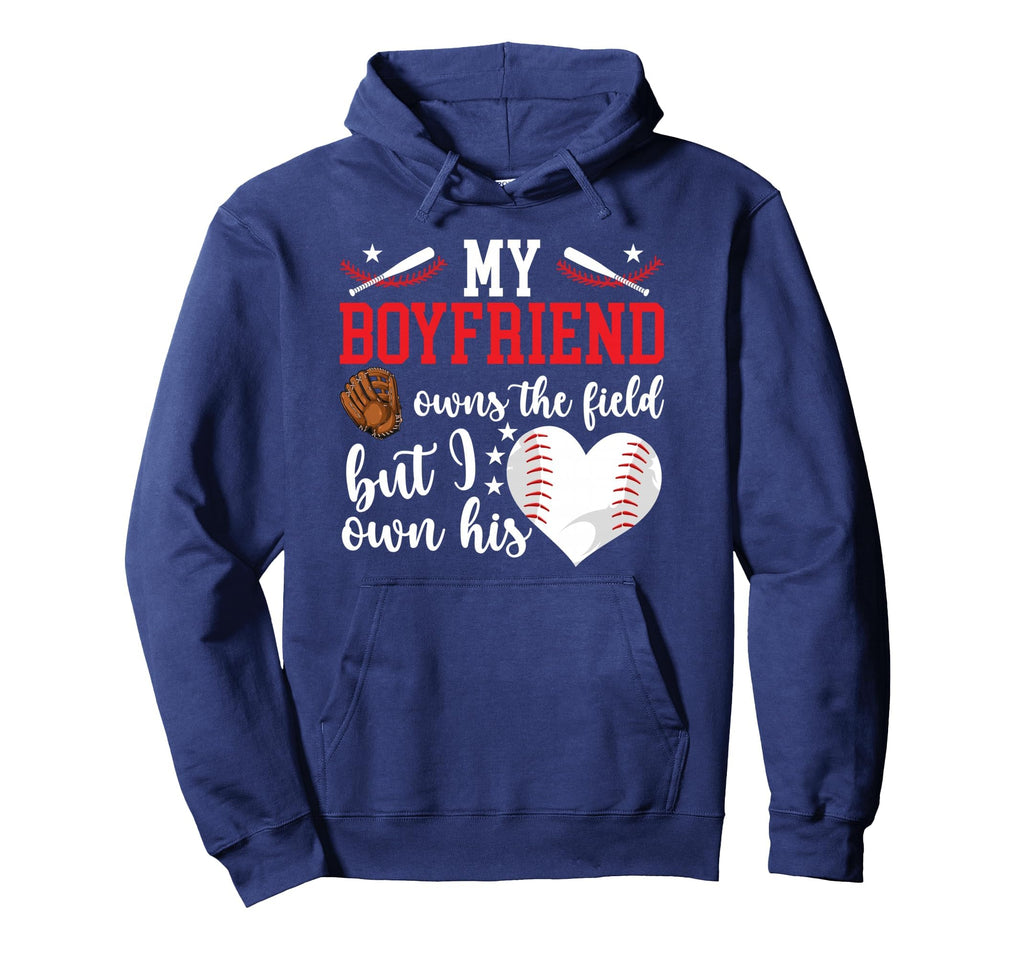 My Boyfriend Baseball Girlfriend Baseball Hoodie - Custom Art Print Unisex - T-Shirt, Sweatshirt, Hoodie