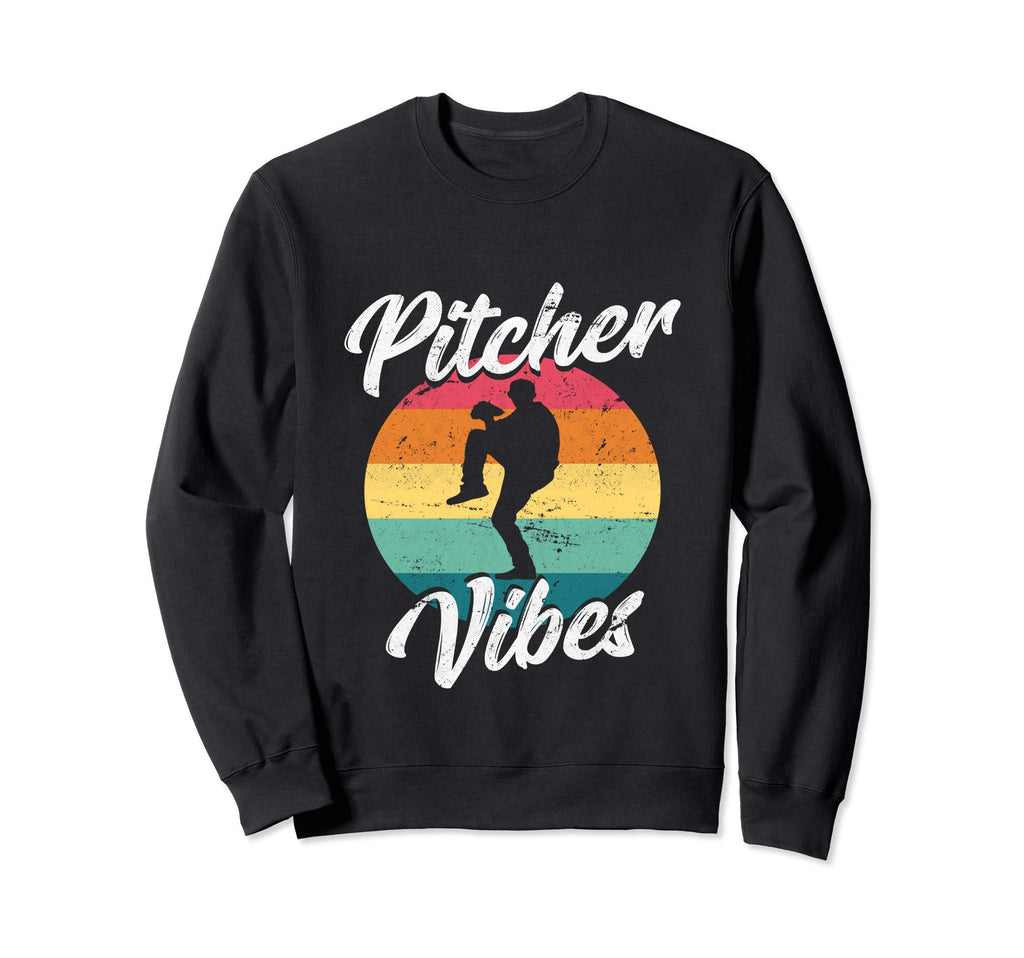 Pitcher Funny Baseball Sweatshirt - Fun Novelty Design for Adults - T-Shirt, Sweatshirt, Hoodie
