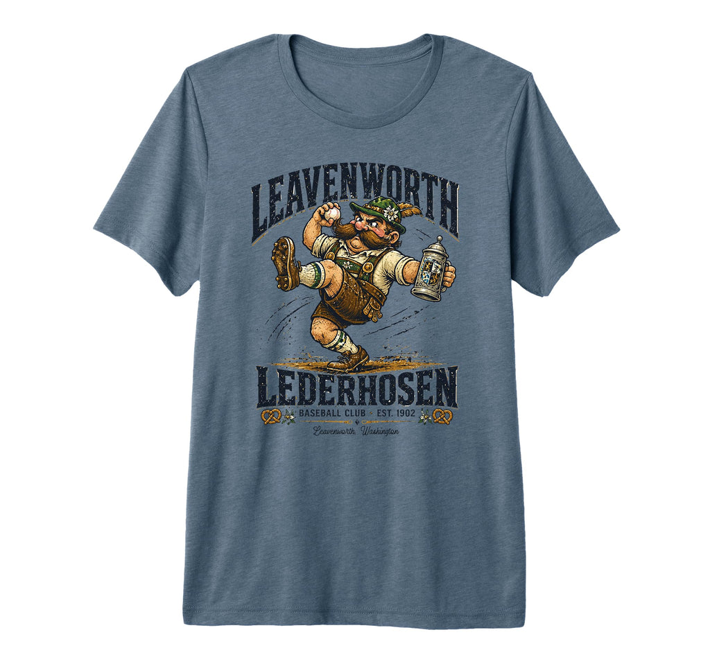 Leavenworth Lederhosen Minor League T-Shirt - Novelty Apparel Men Women - T-Shirt, Sweatshirt, Hoodie