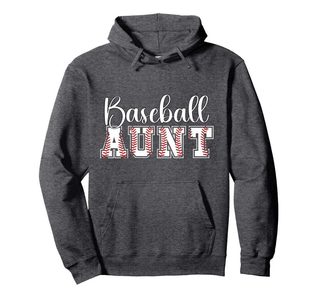 Baseball Aunt Baseball Player Aunt Hoodie - Minimalist Print Unisex - T-Shirt, Sweatshirt, Hoodie