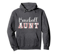 Baseball Aunt Baseball Player Aunt Hoodie - Minimalist Print Unisex - T-Shirt, Sweatshirt, Hoodie