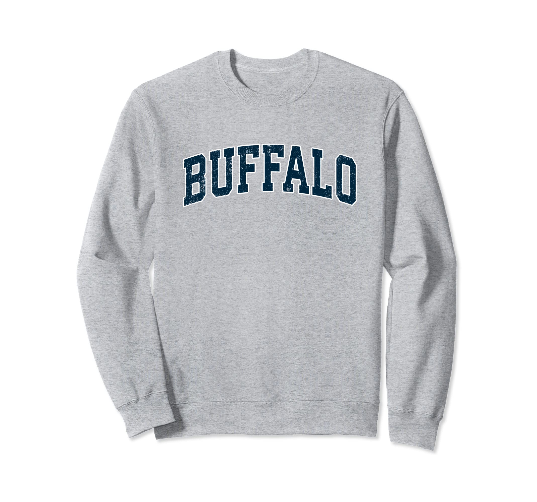 Buffalo New York Ny Varsity Sports Sweatshirt - Trendy Graphic for Adults - T-Shirt, Sweatshirt, Hoodie