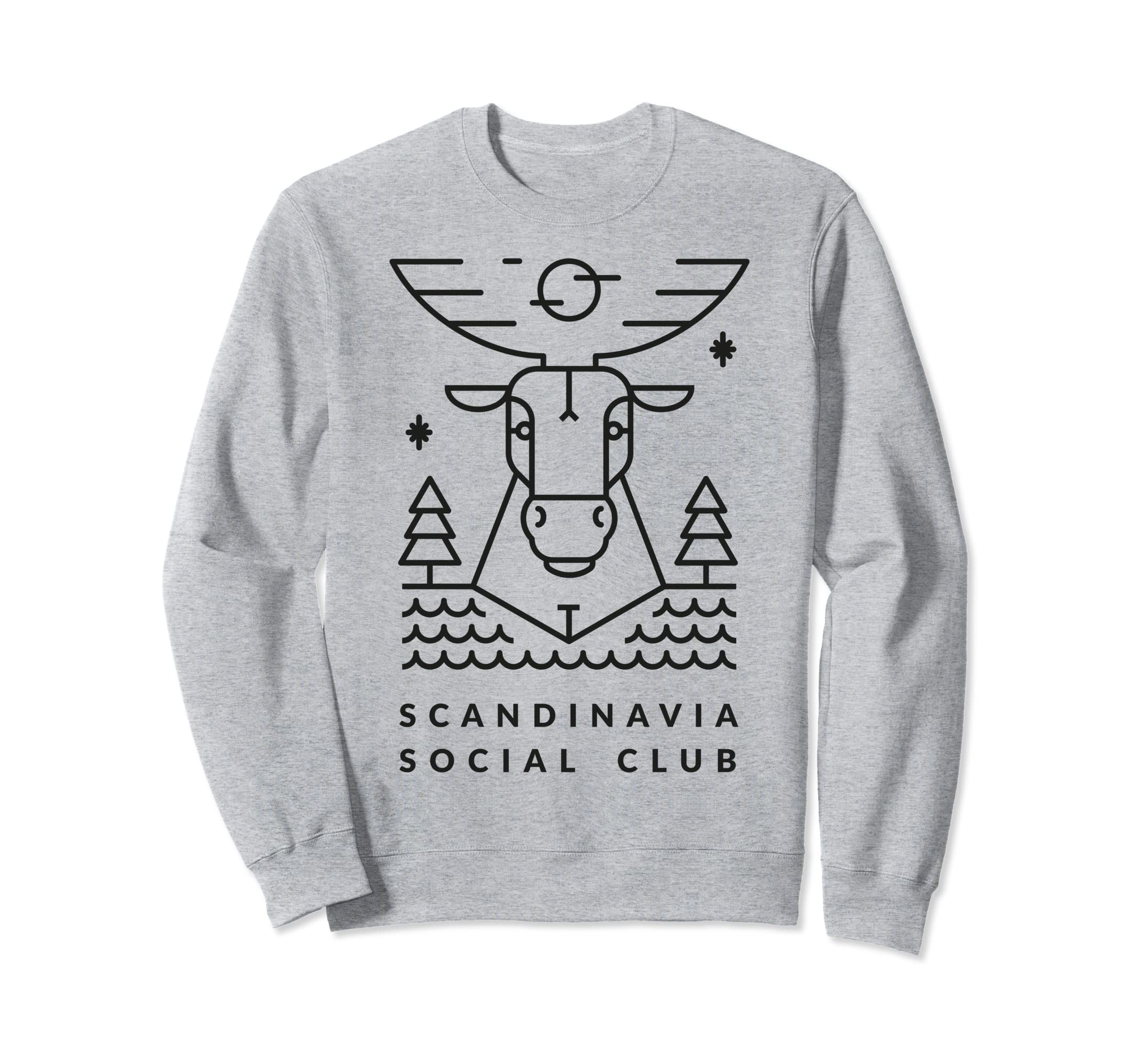 Minnesota Scandinavia Social Club Sweatshirt - Novelty Apparel for Adults - T-Shirt, Sweatshirt, Hoodie