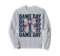 Game Day Baseball Mom Mother Sweatshirt - Aesthetic Graphic Men Women - T-Shirt, Sweatshirt, Hoodie