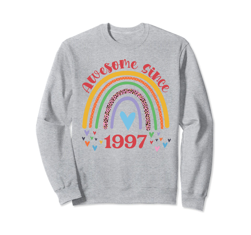 Awesome Since 1997 Birthday Boho Sweatshirt - Unique Graphic Unisex - T-Shirt, Sweatshirt, Hoodie