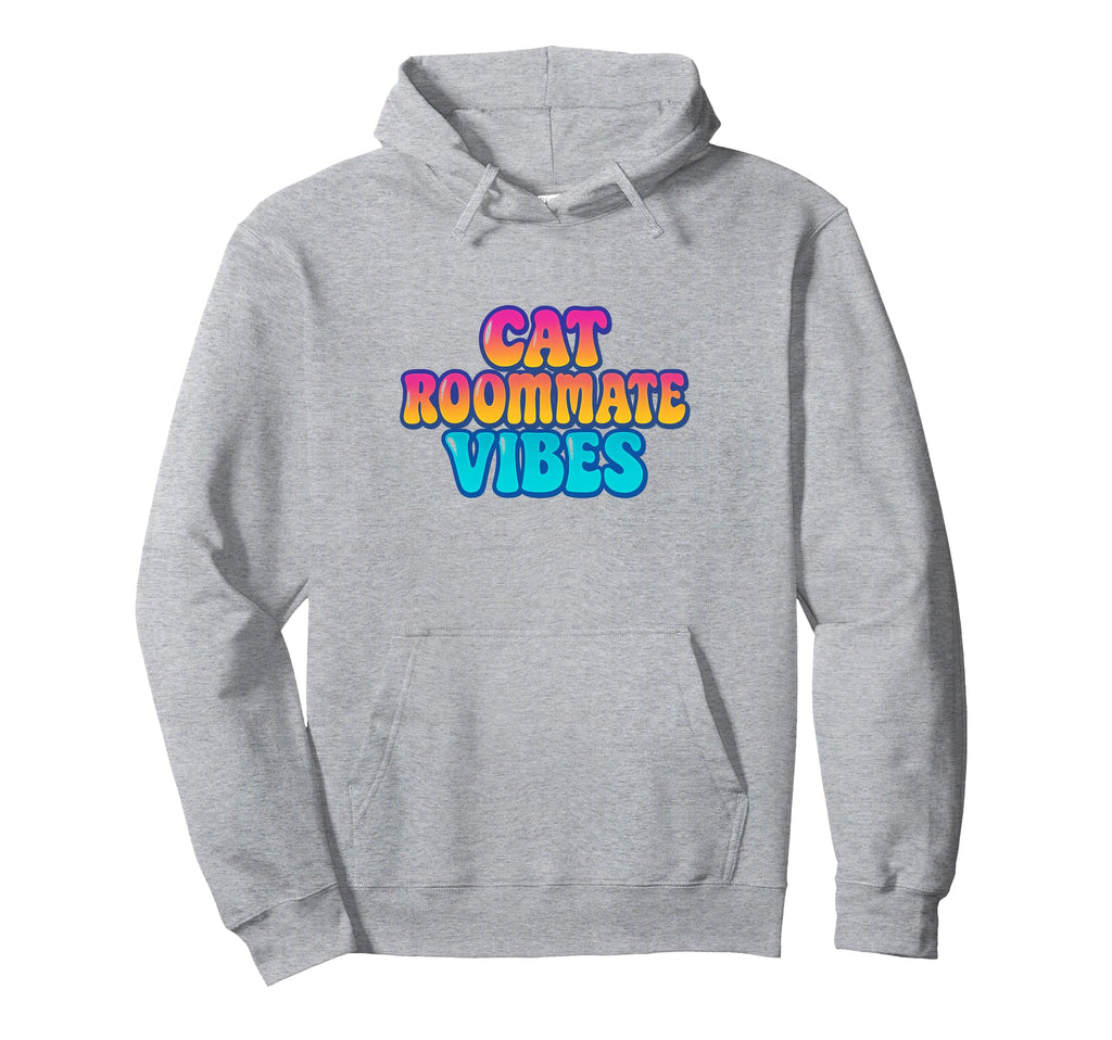 Cat Roommate Vibes Funny Cat Lover Y2K Hoodie - Custom Art Print Unisex - T-Shirt, Sweatshirt, Hoodie