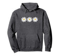 3 Simple But Pretty Daisy Flower Hoodie - Trendy Graphic Men Women - T-Shirt, Sweatshirt, Hoodie