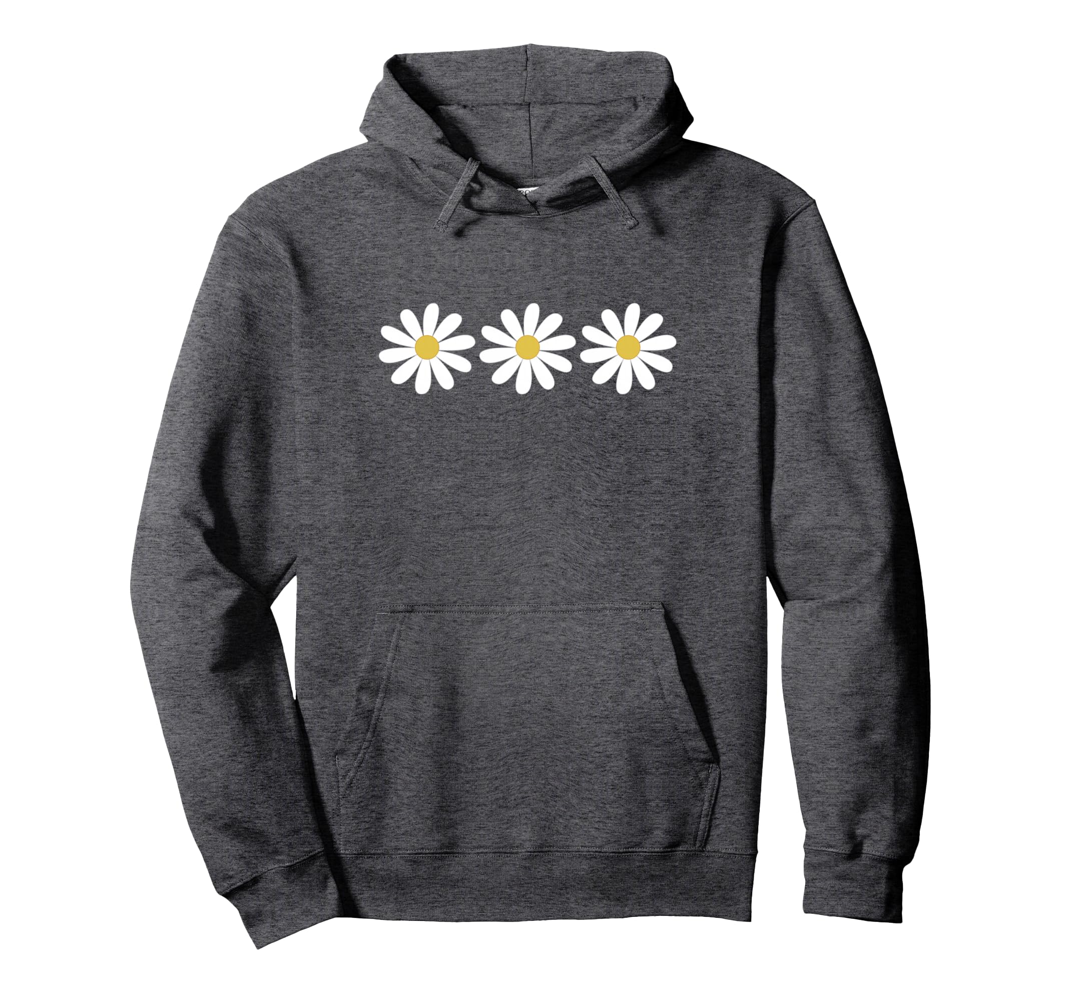 3 Simple But Pretty Daisy Flower Hoodie - Trendy Graphic Men Women - T-Shirt, Sweatshirt, Hoodie