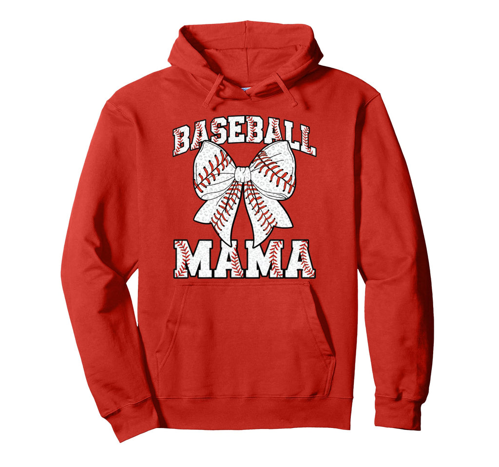 Baseball Mama Sports Mom Leopard Hoodie - Custom Art Print Men Women - T-Shirt, Sweatshirt, Hoodie