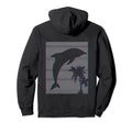 Vaporwave Aesthetic Japanese Dolphin Hoodie - Graphic Print for Adults - T-Shirt, Sweatshirt, Hoodie