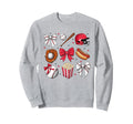 Baseball Coquette Bow Baseball Sweatshirt - Novelty Apparel Men Women - T-Shirt, Sweatshirt, Hoodie