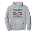 Roller Skating 70S Party Disco Hoodie - Aesthetic Graphic Unisex - T-Shirt, Sweatshirt, Hoodie