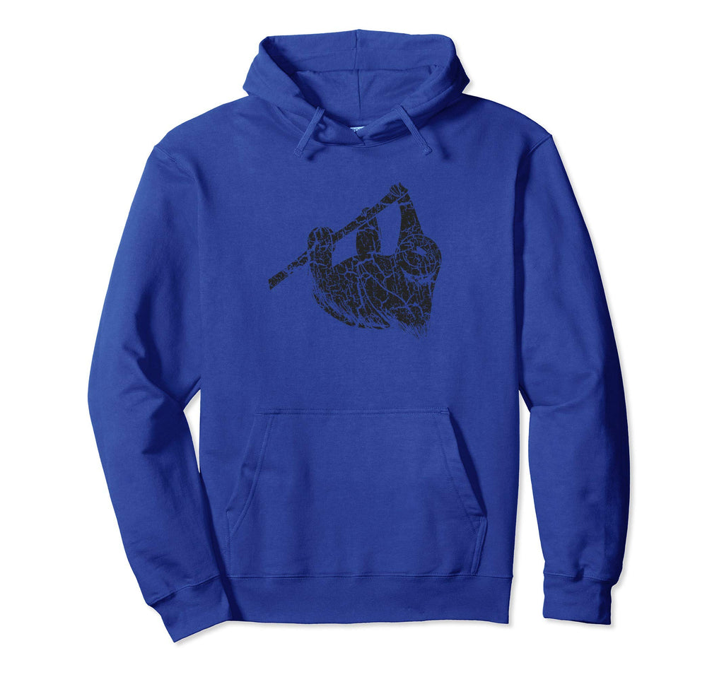 Sloth Distressed Sloth Hoodie - Graphic Print for Adults - T-Shirt, Sweatshirt, Hoodie
