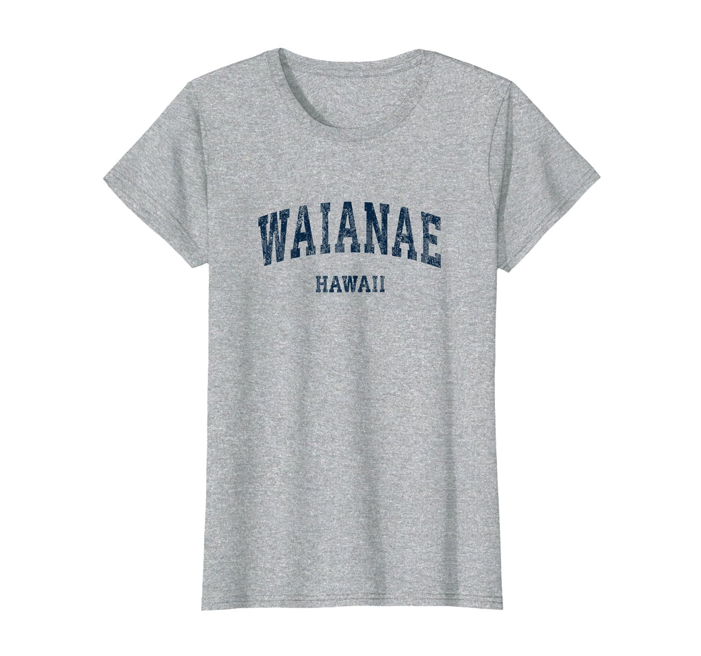 Waianae Hawaii Hi Varsity Sports Navy T-Shirt - Trendy Graphic for Adults - T-Shirt, Sweatshirt, Hoodie