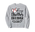 Baseball Sister Hey Brother Sweatshirt - Custom Art Print for Adults - T-Shirt, Sweatshirt, Hoodie