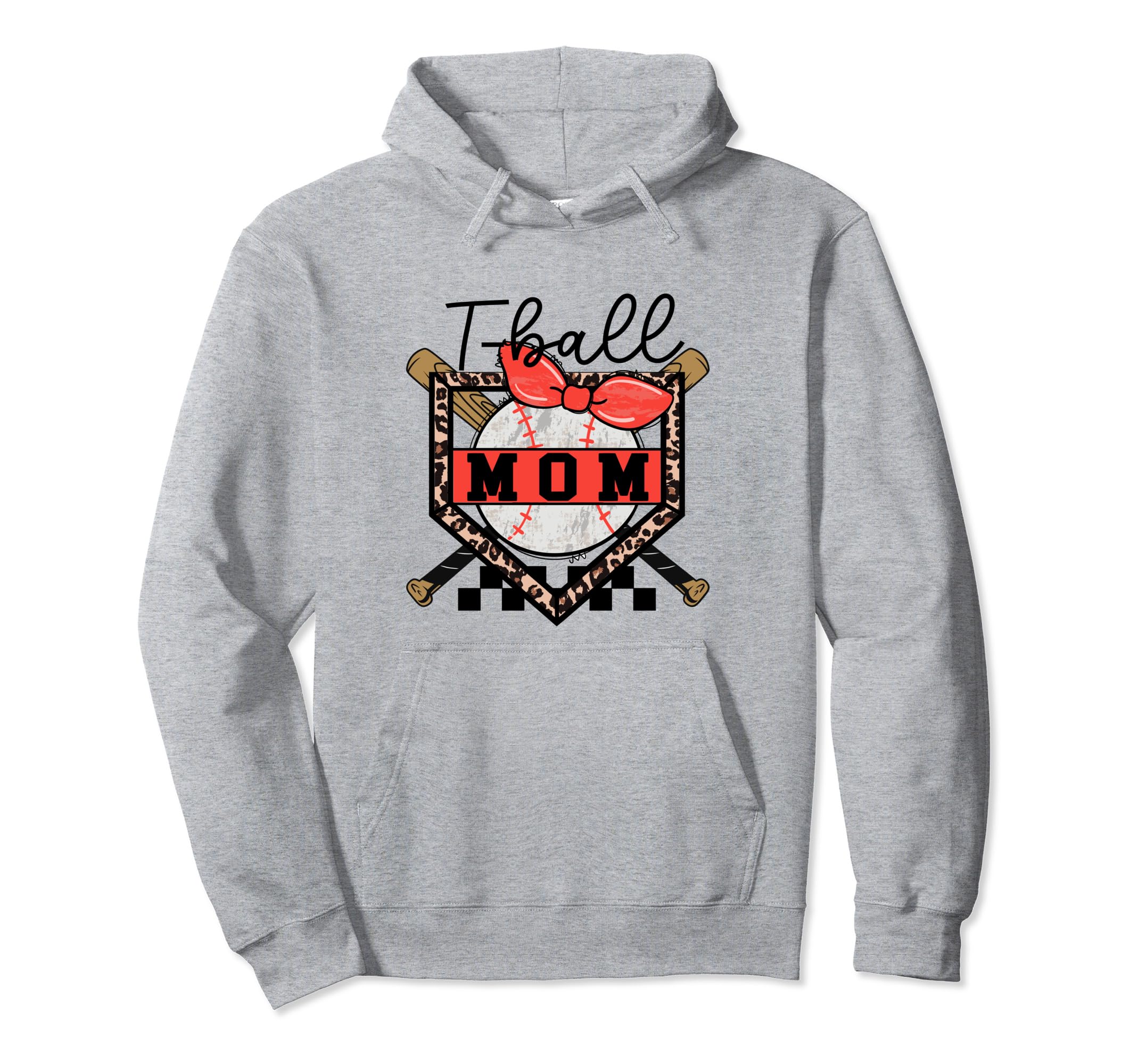 Tball Mom Baseball Essentials Mama Game Hoodie - Graphic Print Men Women - T-Shirt, Sweatshirt, Hoodie