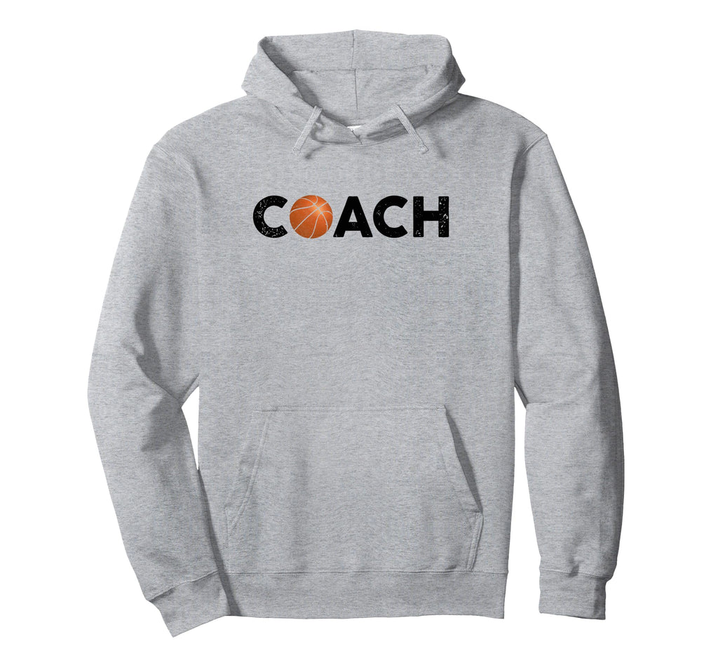 Basketball Coach Trainer Distressed Hoodie - Unique Graphic for Adults - T-Shirt, Sweatshirt, Hoodie