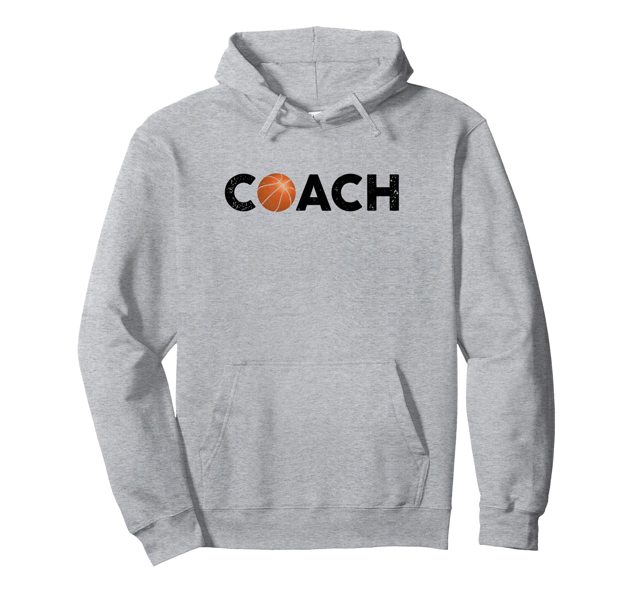 Basketball Coach Trainer Distressed Hoodie - Unique Graphic for Adults - T-Shirt, Sweatshirt, Hoodie