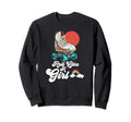 Roll Like Minimalist Roller Skate Sweatshirt - Unique Graphic for Adults - T-Shirt, Sweatshirt, Hoodie