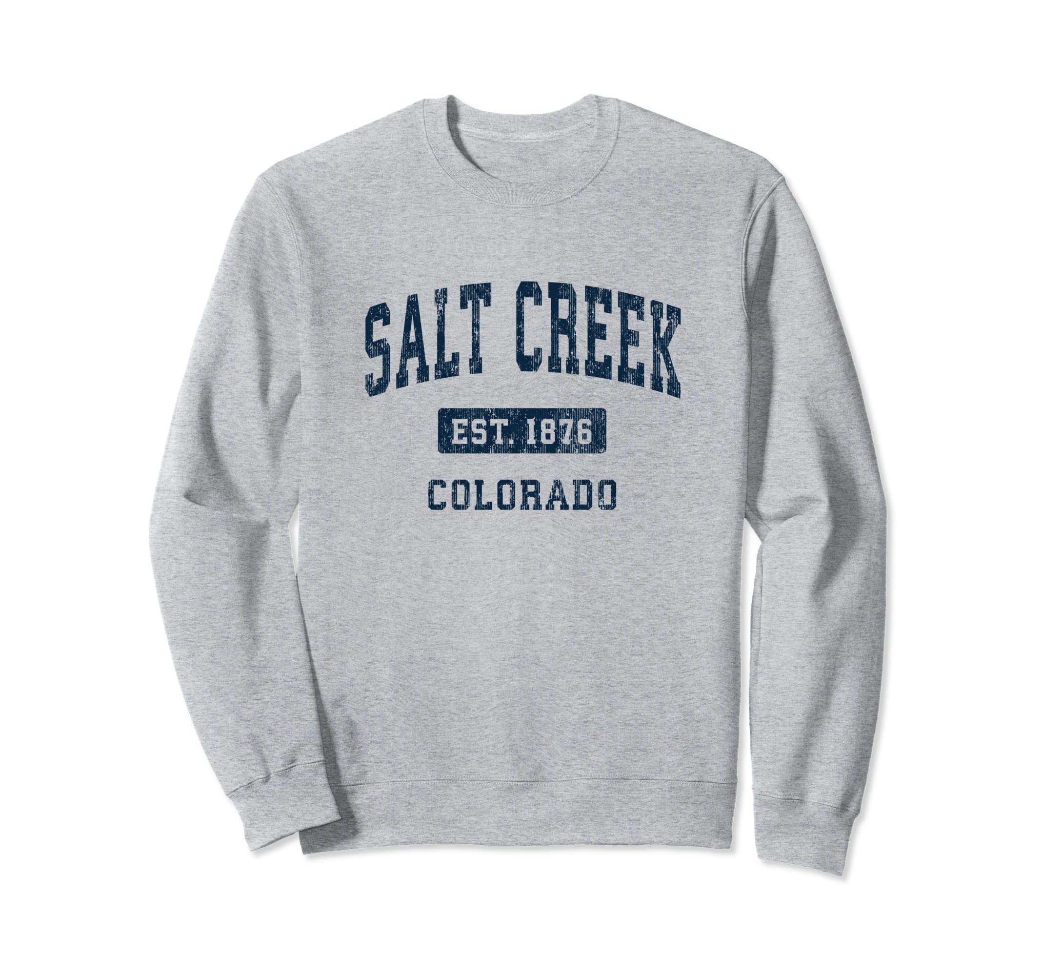 Salt Creek Colorado Co Athletic Sweatshirt - Aesthetic Graphic Men Women - T-Shirt, Sweatshirt, Hoodie
