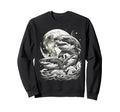 Shark 90S Aesthetic Y2K Shark Sweatshirt - Fun Novelty Design Men Women - T-Shirt, Sweatshirt, Hoodie