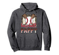 Baseball Pappy Leopard Proud Ball Hoodie - Fun Novelty Design for Adults - T-Shirt, Sweatshirt, Hoodie