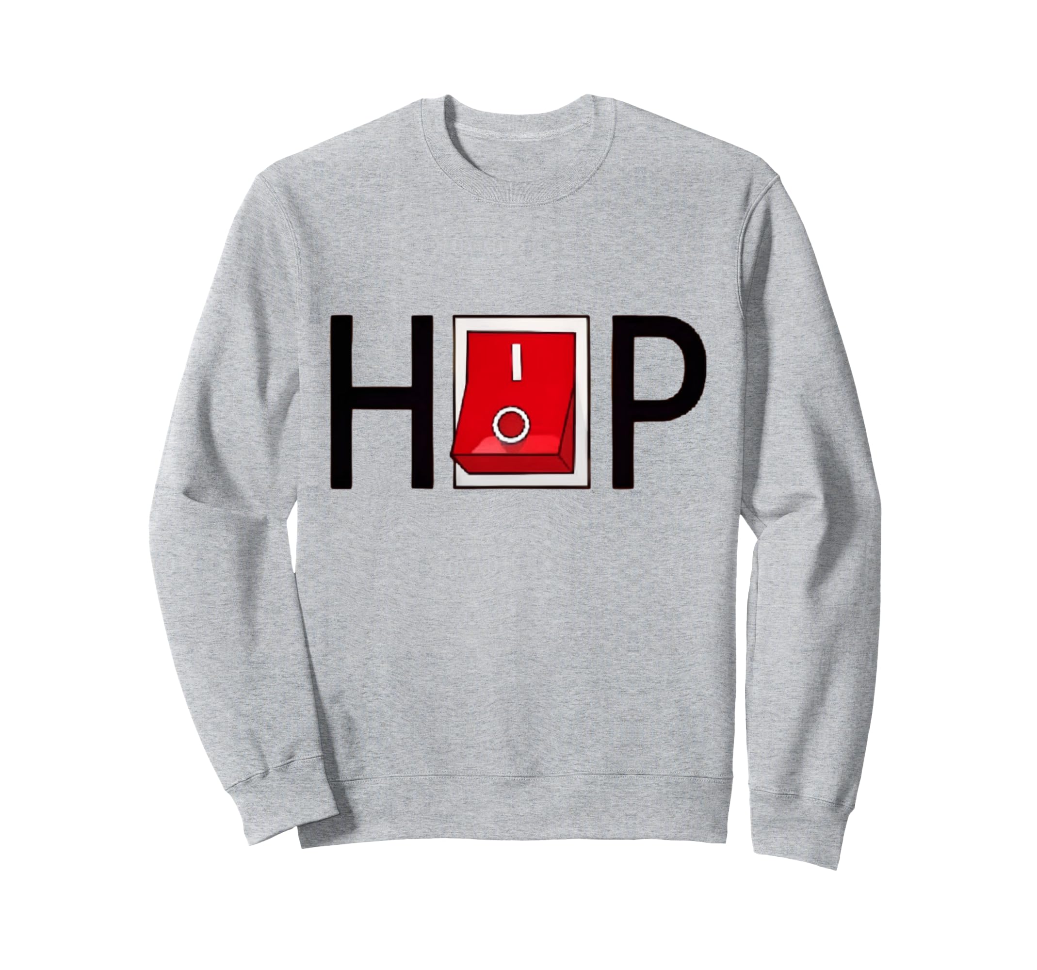 Raised Old School Hip Hop Off Button Sweatshirt - Streetwear Style Unisex - T-Shirt, Sweatshirt, Hoodie