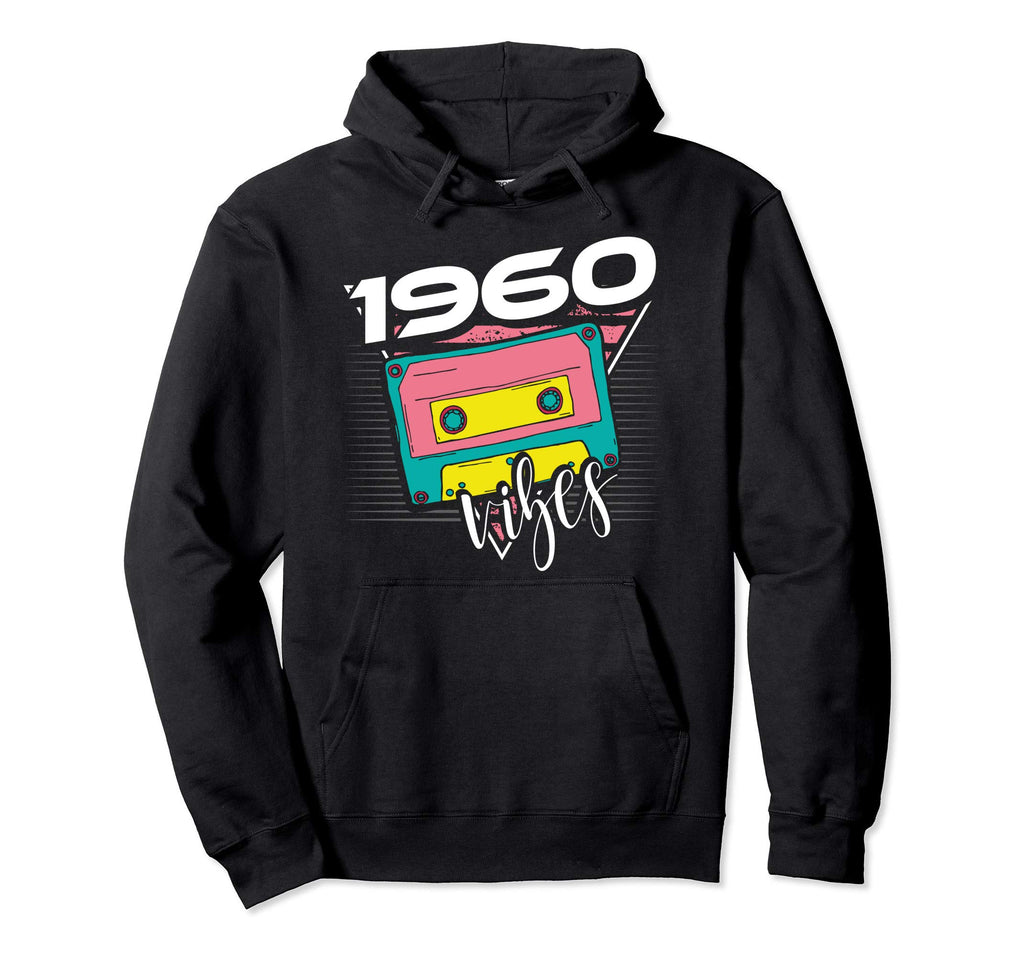 1960 Vibes Mixtape Birthday Gifts Best Hoodie - Aesthetic Graphic Unisex - T-Shirt, Sweatshirt, Hoodie