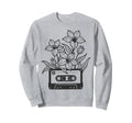 Cassette Tape Flowers Music 80S Sweatshirt - Streetwear Style for Adults - T-Shirt, Sweatshirt, Hoodie