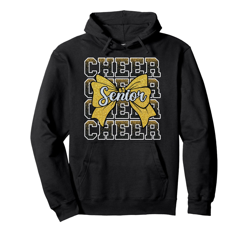 Yellow Cheer Senior 2025 Class Hoodie - Unique Graphic for Adults - T-Shirt, Sweatshirt, Hoodie