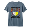 Their Biggest Fan Nana Softball Baseball T-Shirt - Unique Graphic Unisex - T-Shirt, Sweatshirt, Hoodie