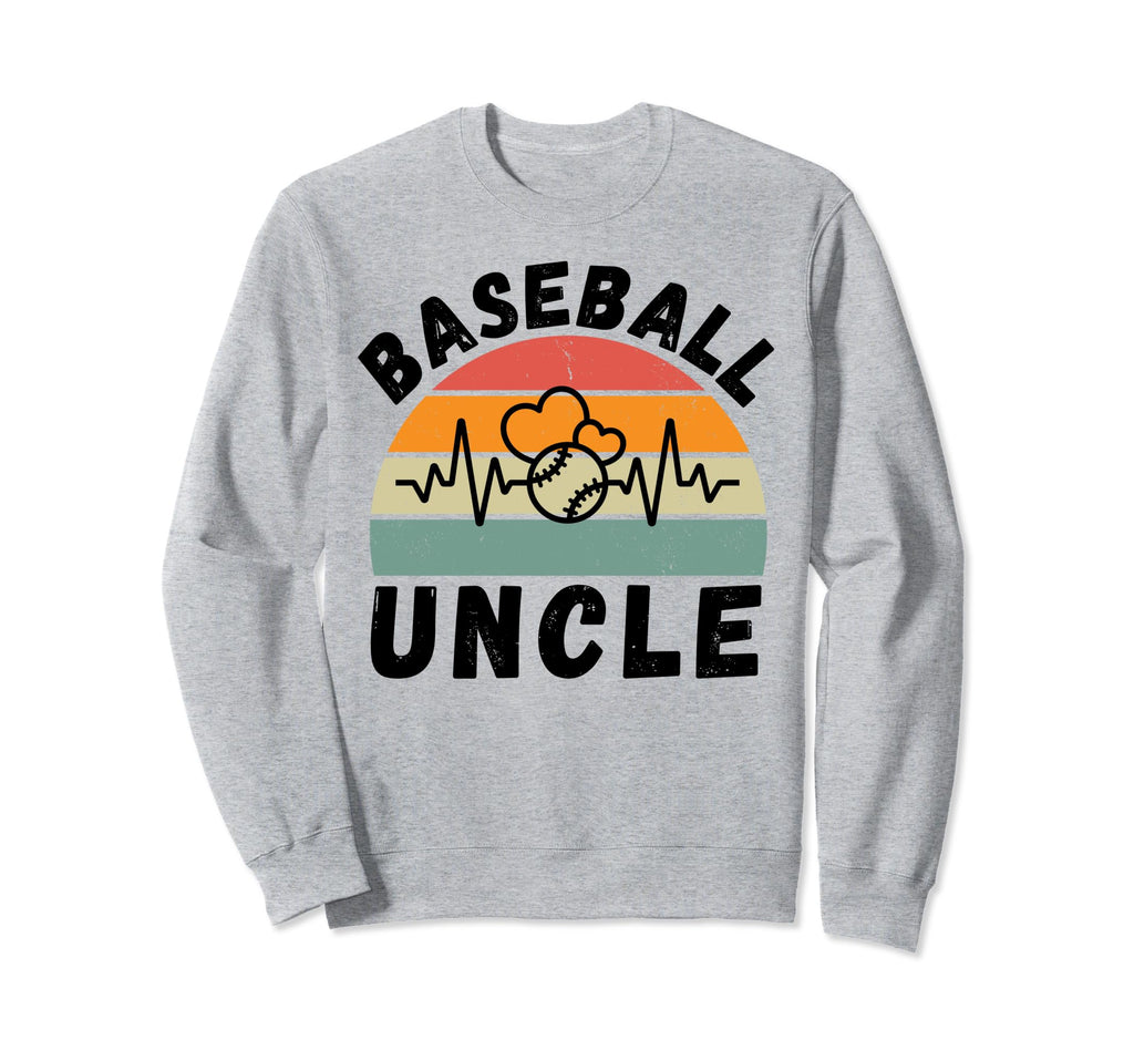 Baseball Uncle Family Matching Sweatshirt - Custom Art Print Men Women - T-Shirt, Sweatshirt, Hoodie