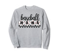 Checkered Baseball Mama Baseball Sweatshirt - Custom Art Print Men Women - T-Shirt, Sweatshirt, Hoodie